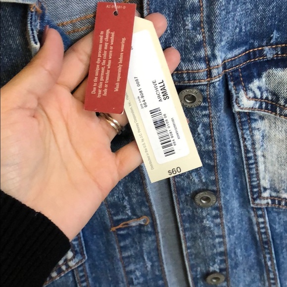 Denim ripped jacket - Picture 3 of 4